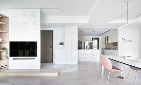 120㎡ | 净白的温度，简约四座舒适完美的家